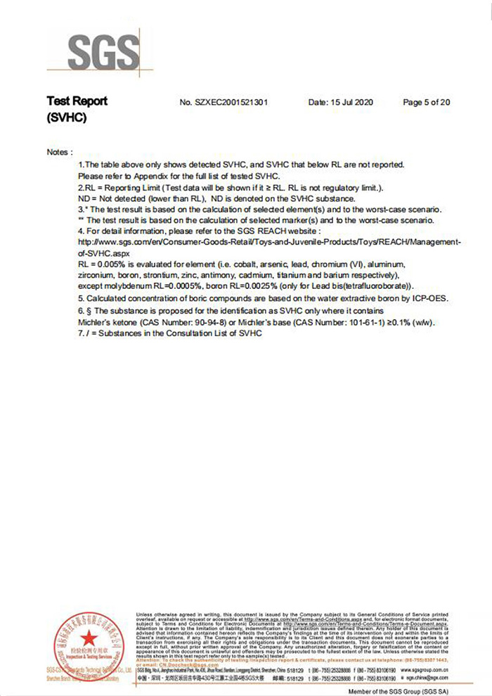 一次性保險(xiǎn)絲REACH認(rèn)證5